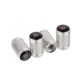 4pcs/set Cadillac Logo Matte Car Air Valve Stem Caps Auto Tyre Valve Covers