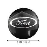 4pcs 56mm Ford Wolf Shelby RS ST Car Wheel Center Hub Cap Sticker Decal
