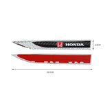 2pcs Honda Logo Metal Car Side Fender Emblem Stickers