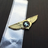 Peugeot Angle Wings Metal Car Front Center Sticker Grille Emblem