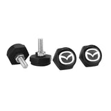 4pcs/set Mazda Logo Stainless Steel Car License Plate Bolts