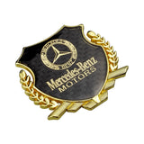 Mercedes Benz Metal Carbon Fiber Car Rear Sticker Shield Trunk Emblem Badge Decal