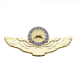 Mercedes Benz Car Body Wing Emblem Sticker Metal Auto Window Trunk Badge Decal
