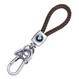 BMW Braided Rope Car Keychain Keyring Pendant