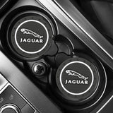 2pcs/set Jaguar PVC Car Water Coaster Cup Mat