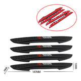 4pcs/set Toyota TRD Car Door Protection Bumper Strip Anti Scratch Sticker