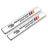 2pcs Mazda Logo Car Fender Side Emblem Badge Sticker