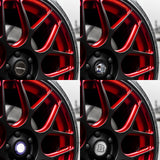 4pcs/set 56/75mm Mercedes Benz AMG Brabus Apple Tree Car Wheel Center Hub Cap Sticker Decal
