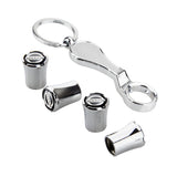 4pcs/set Nissan Logo Car Air Valve Stem Caps Auto Tyre Valve Covers