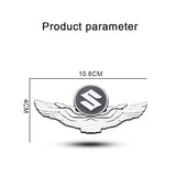 Suzuki Metal Wings Car Rear Sticker Auto Window Emblem Badge Decal