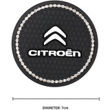 2PCS Citroen Diamond Car Water Coaster Cup Mat
