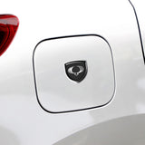 2pcs 39x39mm Ssang Yong Shield Metal Car Window Sticker Emblem Badge Decal