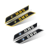 2pcs BMW Logo Car Fender Side Sticker Decal Emblem Badge