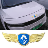 Renault Logo Metal Wings Car Front Hood Bonnet Center Sticker Emblem