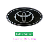 Toyota TRD Elliptical Metal Car Window Sticker Emblem Badge Decal