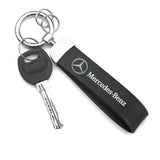 Mercedes Benz AMG PU Leather Car Logo Keychain