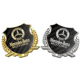 Mercedes Benz Metal Carbon Fiber Car Rear Sticker Shield Trunk Emblem Badge Decal