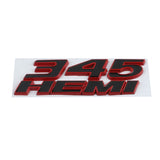 Dodge 345 392 HEMI Metal Car Rear Sticker Auto Side Emblem Badge Decal