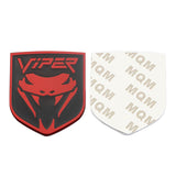 Dodge Viper Logo Metal Car Front Grille Emblem Badge Rear Sticker Decal