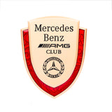 Mercedes Benz Metal Shield Car Rear Sticker Auto Window Emblem Badge Decal