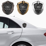 Land Rover Shield Carbon Fiber Car Side Window Sticker Emblem Badge Decal