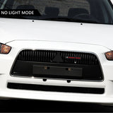 Mitsubishi Ralliart Logo Car Front Hood Grille LED Light