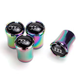 4pcs/set Audi Car Tire Valve Caps Auto Tyre Wheel Air Covers Air Caps