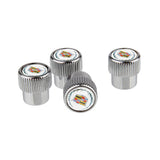 4pcs/set Cadillac Logo Car Air Valve Stem Caps Auto Tyre Valve Covers