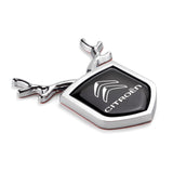 Citroen ABS Deer Car Rear Sticker Shield Trunk Emblem Badge Decal