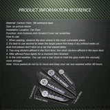 4pcs/set Alfa Romeo Carbon Fiber Car Door Anti-Scratch Sticker Door Side Protection Bumper Strips