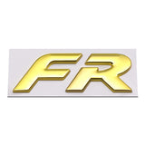 SEAT FR Logo Metal Car Front Hood Grille Emblem Bagde Rear Sticker Decal