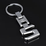 Mercedes Benz Letter A B C E G R S GL ML SL Metal Car Keychain Key Ring Holder
