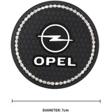 2PCS Opel Diamond Car Water Coaster Cup Mat
