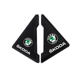 2PCS Skoda Car Door Corner Edge Cover Anti-Scratch Protective Sticker