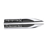 2pcs Mercedes Benz AMG Logo Metal Car Side Fender Sticker Emblem Badge Decal Decoration