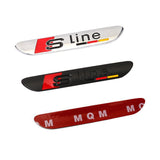 1PC Audi Allroad Sline Logo Metal Car Sticker Badge Decal