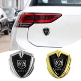 Dodge Car Logo Shield Metal Auto Window Sticker Emblem Badge Decal