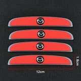 4pcs/set Mazda Car Door Mirror Side Anti Collision Sticker Bumper Strips