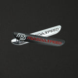 1PC MS Mazda Speed Logo Metal Car Sticker Badge Decal