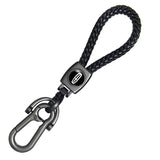 Lincoln Braided Rope Car Keychain Keyring Pendant