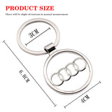 Audi Metal Car Keychain Pendant
