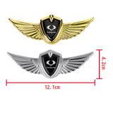 Ssang Yong Logo 3D Metal Wing Car Emblem Sticker Badge Decal