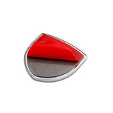 2pcs 39x39mm Mercedes Benz Smart Shield Metal Car Window Sticker Emblem Badge Decal