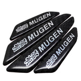 4pcs/set Honda Mugen Power Carbon Fiber Car Door Anti-Scratch Sticker Door Side Protection Bumper Strips