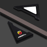 2PCS Abarth Car Door Corner Edge Cover Anti-Scratch Protective Sticker