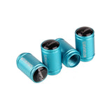 4pcs/set Cadillac Logo Matte Car Air Valve Stem Caps Auto Tyre Valve Covers
