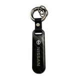 Nissan X-Trail Carbon Fiber Car Logo Keychain Keyring
