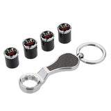 4pcs/set Audi Car Tire Valve Caps Auto Tyre Wheel Air Covers Air Caps
