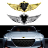 Lincoln Logo 3D Metal Wing Car Emblem Sticker Badge Decal