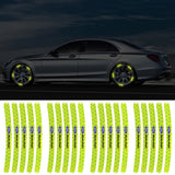 20pcs/set Ford Car Wheel Rim Warning Reflective Emblem Stickers